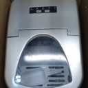 Smad Electric Ice Maker Machine Portable Ice Makers Countertop-Touch Buttons Digital Bullet-Shaped Ice, 26 lbs/24h, Ice Ready in 9 Minutes