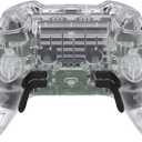 eXtremeRate Full Set Shell Buttons for Xbox One Elite Series 2 Controller, Clear Replacement Faceplate Back Plate Bottom Shell Case with Buttons for Xbox Elite Series 2 Core Controller - Model 1797