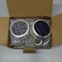 6 Pack Solar Mason Jar Lights for Outside, 30 LED Solar Mason Jar Lids Fairy Lights with 6 Hangers(No Jars) Outdoor Waterproof for DIY Patio Garden Yard Lawn Party Wedding Decoration Warm White