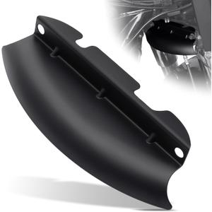 PBYMT Motorcycle Lower Triple Tree Wind Deflector Compatible with Harley Davidson Touring Street Glide Road Glide Electra Glide Road King FLH/T FLHX 2014-2023, Matte Black