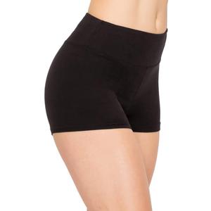 ALWAYS Women Workout Yoga Shorts - Premium Soft Solid Stretch Cheerleader Running Dance Volleyball Short Pants, S