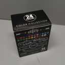 Loddie Doddie Chalk Markers - Pack of 24, 6mm Reversible Tips - Liquid Chalk Pens for Glass Surfaces & Windows - Erasable Pens for Chalkboard Calendar - Non-Toxic Chalkboard Markers