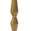 Gold Candlestick Holders Set of 2  Brass Taper Candle Holders for Elegant Tabletop or Mantel Decor