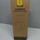 Ultra Pain Relief Lumbar Support Pillow for Office Chair, Ergonomic Lumbar Pillow for 5X Back Support and Improved Posture Effectively, Cooling Memory Foam Back Cushion with Adjustable Strap for Car (Queen, Grey)