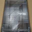 2Pack Large Stackable Kitchen Storage Drawers, Clear Foods Organizer Bins with Handles, Easily Assemble for Bathroom, Kitchen, Pantry, Cabinet, Closet(XL-Down Handle)