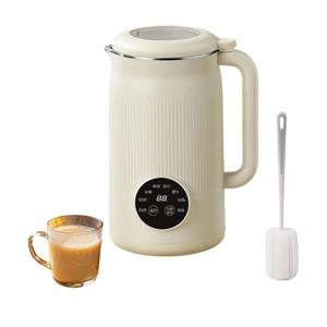 The 8-In-1 Multifunction Nut Milk & Juice Maker, 8-In-1 Nut Milk Maker Machine, Automatic Plant-Based Milks Blender with Delay Start, Keep Warm, Self-Cleaning (Beige)