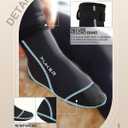 XUKER Neoprene Water Socks 3mm, Sand Proof Beach Volleyball Socks Diving Socks for Outdoor Water Sports (Blue, M)