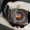 OLEVS Mens Watches Stylish Chronograph Waterproof Luminous Silicon Strap Multifunction Watches for Men Business White Men Wrist Watch,men black watch 42