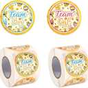 1000pcs Bumble Bee Gender Reveal Stickers, Colorful Team He Boy or Team She Girl Stickers Little Honey Bee Party Supplies for Baby Shower Favors Gender Reveal Party Games Decorations