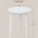 VASAGLE Side Table, 1-Tier Small Round End Table, Nightstand, 15.7"D x 15.7"W x 20"H