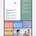 21.5-Inch Smart Digital Calendar & Photo Frame for Family, Large Wall Planner with Auto-Sync to Apple, Google & Outlook, Touchscreen Display with Chore Chart, To-Do Lists & Meal Planner, No Subscription, White Frame