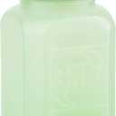 Tablecraft Salt Shaker with Metal Top, 2.5 x 2.5 x 4.5, Green
