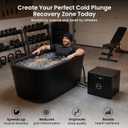 BAOSHISHAN Cold Plunge Chiller 1/3 HP for Ice Bath Tubs, with Built-in Filter & Pump, Easy Setup with Insulated Hoses, Ideal for Ice Bath Cold Therapy Muscle Recovery 110V