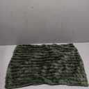 YUSOKI Faux Fur Throw Blanket with 3D Bubbles Super Soft Fuzzy Cozy Thick Blanket for Couch Chair Sofa Gift Home Dcor, (Olive Green, 50 * x60) (Throw(50" x60"))