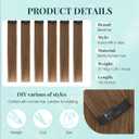 Benehair 6 PCS Clip in Short Hair Extensions 100% Real Human Hair Seamless & Invisible for Women Instant Volume Highlight Length for Daily Use 10'' Medium Brown#04