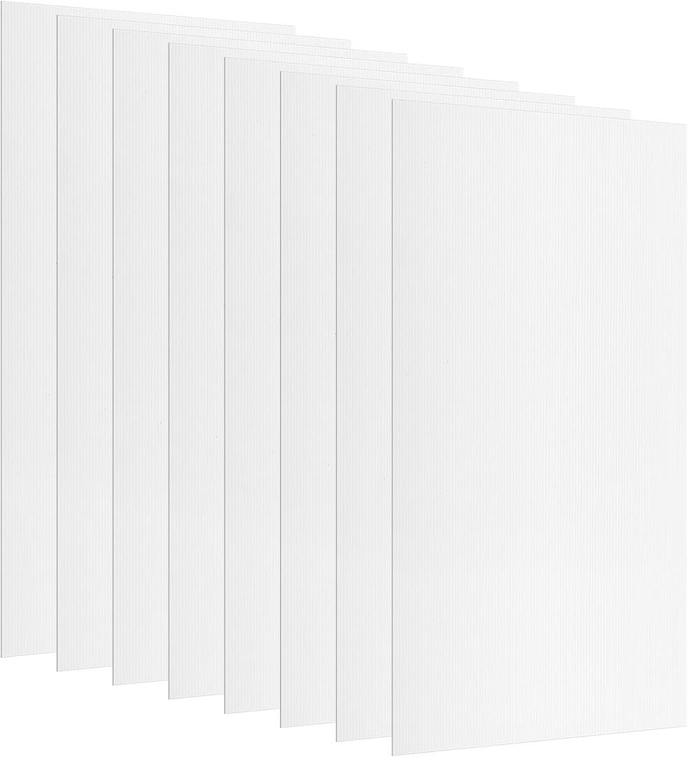 8 Pack 23.75" x 47.75" Drop Ceiling Light Panel Diffuser Covers Fluorescent Lighting Panel Flat Sheet Polycarbonate Double-Wall Replacement Light Lens Cover with H Support 8 Pack 23.75" x 47.75" Drop Ceiling Light Panel Diffuser Covers Fluorescent Lighting Panel Flat Sheet Polycarbonate Double-Wall Replacement Light Lens Cover with H Support