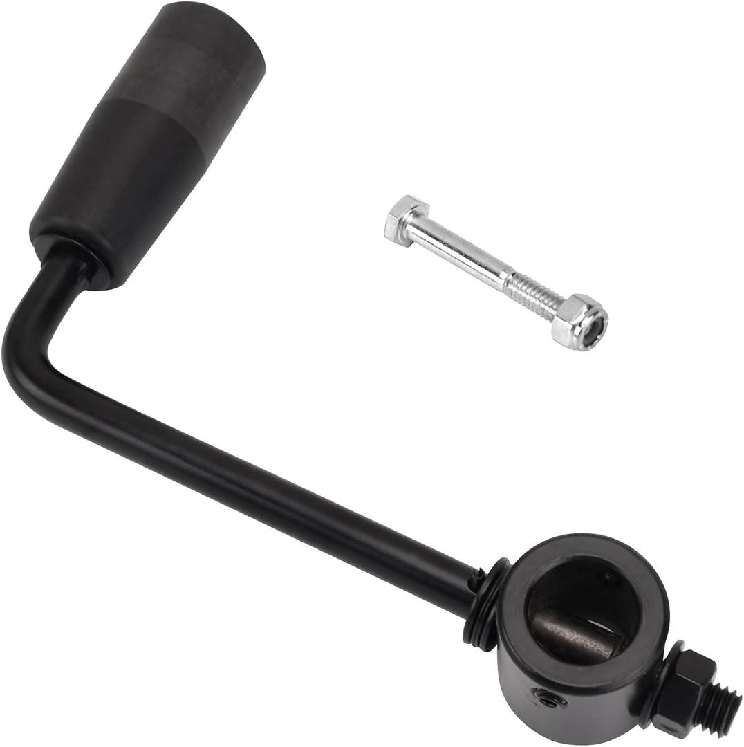 Braveboy 3008176A 7" Tarp Crank Handle Assembly Works with DTR Series tarp Kits Dump Trailer Tarp Accessories