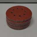 SUPBICCO 5 Inch 8 Hole Sanding Discs Hook and Loop, 50 PCS 60 Grit Round Sand Paper Disc, Aluminum Oxide Sandpaper Pads for Random Orbital Sander