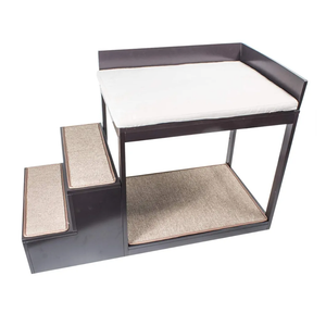 Penn-Plax Buddy Bunk Multi-Level Bed | Pet Stairs for High Beds and Couches | 3 Step System for Small Sized Dogs and Cats | Practical and Accommodating for Modern Homes (DOGF60)