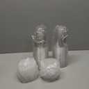 12 OZ Compostable Clear Plastic Disposable Iced Coffee Cups with Flat Lids, Biodegradable Cold Drinking Cups To Go Coffee for Party, Smoothie, Boba Tea, Slushy, Lemonade 50 Sets