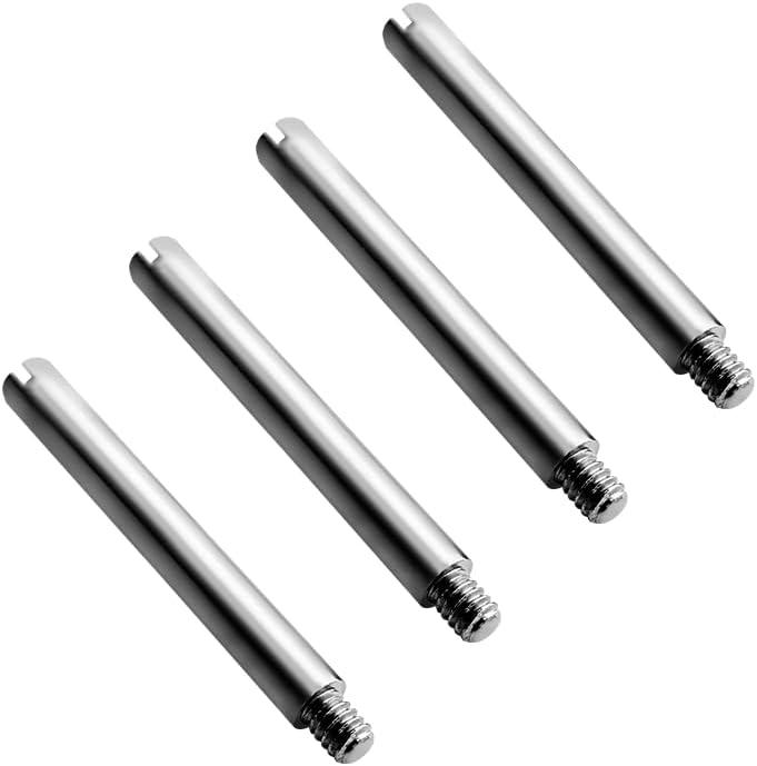 4 Pcs Screws Link Pins Tube Replacement For ROLEX Watch Strap Stainless Steel Submariner GMT Datejust Oyster (15.61.21.1mm)