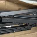 hightall Universal Van Ladder Rack with Roller,Adjustable Length 57-70" with Cargo Stoppers for Van with Rain Gutter,Compatible with Chevy Express 1500 2500 3500 Ford Econoline GMC Savana