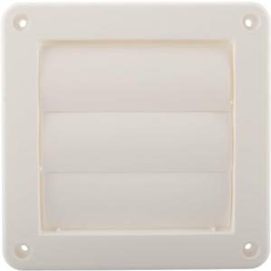 3 Inch Dryer Vent Cover 1475W White Plastic Louvered Vent Cover