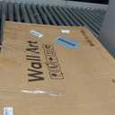 Large 3D Textured Framed Abstract Wall Art for Living Room, 3 Piece Modern Paintings Artwork for Walls, Black White Brown Geometric Sandstone Texture Pictures for Hallway Office Home Decor 24x36 In