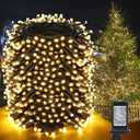 BRIXKSR CHRISTMAS LIGHTS OUTDOOR 500 LED