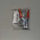 100 Sets Abruga Metal Snaps Buttons, Five Claw Buckle Installation Plier Tool Set, Snap Fastener Plier Tool, Metal Prong Snaps Buttons for Clothing Leather Crafting Sewing