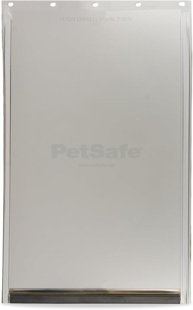 PetSafe Original Replacement Flap - Doggie Door Vinyl Replacement Flap for Sliding Glass Pet Door - Durable & Made with Non-Toxic Materials - 16 7/8" H x 10 1/8" W - Large