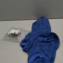 KOOLTAIL Dog Hoodie for Large Medium Small Dogs,Soft and Warm Pet Sweater with Leash Hole and Pocket Boy Girl,Puppy Fall Winter Jacket Clothes,French Pitbull Cold Weather Coat Sweatshirt,Blue S