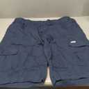Wrangler Cargo Shorts for Men Big and Tall - Stretch Twill Casual Shorts (1X, Navy)
