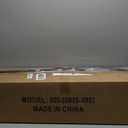 2 Pack 4 Ft Snow Flocked Christmas Entrance Tree, Artificial Xmas Tree with 60 LEDs Warm White Light Battery Operated 140 Branches 14 Pinecone Potted Tree for Outdoor Front Door Porch Home Decoration