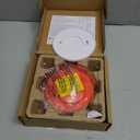 Kidde Smoke and Carbon Monoxide Detector, 10-Year Battery Powered, with Voice Alerts, LED Status Lights, 85 dB Alarm, 5 inches, 30CUD10-V, 1 Pack