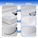 White Caulk Tape Self Adhesive Waterproof 1.97" x26.25Ft, Bathroom Peel & Stick Caulking Tape for Floor Tile Corner Trim & Shower, Toilet Bathtub Caulking Sealant Strip for Kitchen, Countertop, Sink