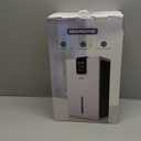 Dehumidifier, Dehumidifiers for Home, 98 OZ Water Tank, (1000 sq.ft) Quiet Dehumidifier for Basement Bedroom Bathroom with Humidity Display, Auto Shut Off, Relaxing 7 Color Ambient Light(Gray)