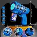 Bubble Gun 2 Pack with LED,Automatic Bubble Machine for Kids,Outdoor Toys Bubbles for Kids Boys and Girls 3-8 Year Old,Easter,Birthday,Party,New Year