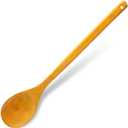 2 x Long Wooden Spoon, Wooden Spoons for Cooking, 15.7 Inch Wood Mixing Spoon Simple Long Handle Wood Spoons for Home Kitchen Restaurant Stirring Cooking Serving Mixing Supplies