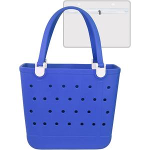 Beach Tote Bag, Original Large Rubber Beach Bag for Women, Pool Bag