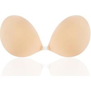 Niidor Adhesive Strapless Bra for Women Sticky Invisible Push up Silicone Bra for Backless Dress 2025 Upgraded Clasp Bras
