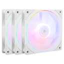 Thermalright TL-S12W-S CPU Fan, 120mm Case Cooler Fan ARGB, PWM Connector Silent Computer Cooler with 5V ARGB LED,up to 1500RPM PC Cooling, White,3Packs