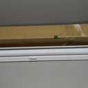 SUNOFF Cordless Blackout Roller Shades Blinds for Windows Free-Stop,Pull Down Room Darkening with Valance,Thermal Insulated Woven Fabric Window Door Blinds for Home,Office,White 38" W x 72" L