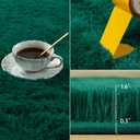 Kelarea Area Rug for Living Room, 5x8 Non-Slip Dark Green Rug Fluffy Soft Shag Rugs, Fuzzy Shaggy Plush Carpet for Bedroom, Nursery Rooms, Home Dorm