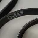 Engine Serpentine Drive Belt 1060663 Fit for Jeep Dodge Buick Chevrolet Chrysler Pontiac Cars Fit for Grand Cherokee Charger Durango Challenger Regal Impala Monte, 66.33 in