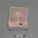 Travel Fan for Sleeping, Portable Fan for Summer Essentials, Small Desk Fan Rechargeable 100 Speed Wind for Beach FanTravel Essentials, Summer Must Haves Accessories Gifts for Women Teens Girl Pink