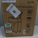 QUIETLEMON 120-Sheet Auto Feed Paper Shredder, 40 Min Non-Stop, Shredders for Home Office Heavy Duty, P-4 Ultra Security Shredder for Home Office, Cross-Cut with Wheels, 5.28 Gal Bin, <63 dB (OL287)