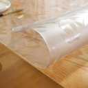 LovePads PVC Table Protector, 1.5mm Thick, 30 x 60 Inches Floral for Dining Room Wooden Tables