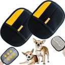 Yostyle Electrostatic Pet Hair Remover Glove - Reusable Electrostatic Pet Hair Removal Gloves for Couch, Carpet, Double Sided Grooming Glove for Cat & Dog Hair, Upgraded Static Removal Tool (2)