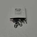 36 Pcs Q Hanger Hooks with Safety Buckle & Drill Bit,Ceiling Hooks for Hanging Plants,Screw Hooks for Hanging Outdoor String Lights,Wind Chimes,Lights & Party Decors,2.2 Inches,Black